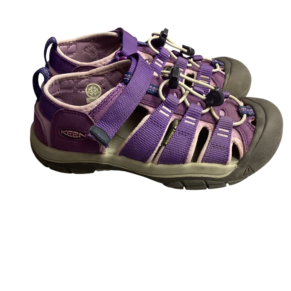 Keen Water Sandals Purple Gray Washable Hiking Play Shoes Size 3 Hike Play Camp‎